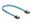 Bild 0 DeLock SATA-Kabel UV Leuchteffekt blau 20 cm, Datenanschluss