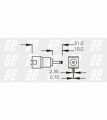 Alpha Elettronica Hohlstecker, Innendurchmesser: 0.7 mm, Aussendurchmesser