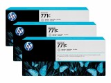 HP Inc. HP 771C - 3er-Pack - 775 ml - Hellgrau
