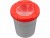 Bild 3 Creativ Company Wasserbecher Rot/Semitransparent, Detailfarbe: Rot