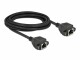 DeLock Patchkabel Verlängerungskabel Cat 6A, S/FTP, 3 m, Schwarz