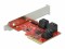 Bild 1 DeLock SATA-Controller PCI-Ex4- 6x SATA intern, RAID: Nein