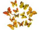 Dekomat AG Aufhänger Schmetterlinge 12 Stück, Gelb, Bewusste