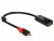 Bild 1 DeLock Adapter DisplayPort ? USB Type-C 4K/60Hz, schwarz, Kabeltyp