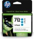 HP Inc. HP Tinte Nr. 712 (3ED77A) Cyan (3er-Pack), Druckleistung