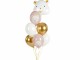 Partydeco Luftballon Eisbär Gold/Rosa/Weiss, Ø 30 cm, 6 Stück