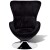 Bild 0 Sessel in Ei-Form Schwarz