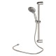 Bathroom Solutions , Farbe: Chrom, Material: ABS, Duschkopfset mit 5 Funktionen