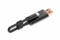 ednet Smart Memory - Kartenleser (microSD) - Lightning/USB 3.1
