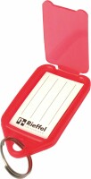 RIEFFEL SWITZERLAND Schlüsseletiketten 38x22mm KT1000SB1 rot 10 Stück