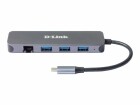 D-Link DUB-2334 - Dockingstation - USB-C - HDMI - GigE