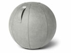 VLUV Sitzball Vega Ø 70-75 cm, Hellgrau, Natürlich Leben