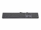 LMP Tastatur KB-1243 Schwarz, CH-Layout mit Ziffernblock