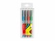 STABILO Rollerball worker colorful 4er Etui, Verpackungseinheit