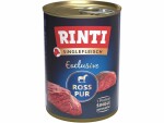 Rinti Nassfutter Singlefleisch Exclusive Ross Pur, 400 g