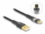 DeLock USB 2.0-Kabel Schnelladefunktion 60W USB A - USB