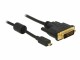 Bild 3 DeLock Kabel Micro-HDMI (HDMI-D) - DVI-D, 1 m, Kabeltyp
