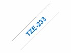 Brother TZe-233 - Blau auf weiß - Rolle (1,2