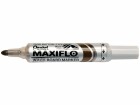 pentel Whiteboard-Marker Maxiflo 3 mm Braun, Oberfläche