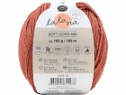 lalana Wolle Soft Cord Ami 100 g, Rostrot, Packungsgrösse