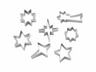 Paderno Guetzli-Ausstecher Stars 7-teilig, Materialtyp: Metall