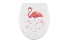 diaqua® Toilettensitz Flamingo mit Absenkautomatik, Weiss/Rosa