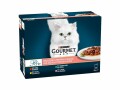 Purina Nassfutter Gourmet Perle Erlesene Streifen Sauce, 12 x