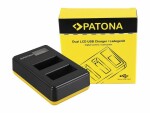 Patona Ladegerät Dual LCD USB Canon