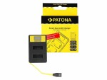 Patona Ladegerät Smart Dual LCD USB Canon Akku NB-13L