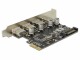 Bild 1 DeLock PCI-Express-Karte 89297, Datenanschluss Seite B: USB 3.0