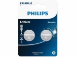 Philips Knopfzelle Lithium CR2430 2 Stück, Batterietyp