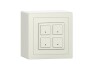 ABB free@home Sensor/Dimmaktor 2-1-fach AP-Typ, Detailfarbe: Weiss