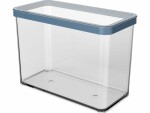 Rotho Vorratsbehälter Premium Loft 2.1 l, Blau/Transparent