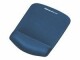 Fellowes Ergonomische Mausmatte PlushTouch Blau, Detailfarbe: Blau