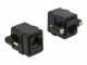 Bild 3 DeLock Buchse RJ45 Cat.6 UTP Adapter zum Einbau 1