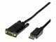 Value 1,0m DisplayPort-VGA Kabel,schwarz