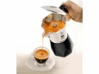 Bialetti Espressokocher New Brikka 2 Tassen, Silber, Betriebsart