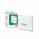 Digitus DN-9005-N - Flush mount outlet - wall mountable