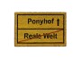 relaxdays Fussmatte Ponyhof 40 cm x 60 cm, Bewusste