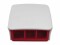 Bild 1 Raspberry Pi Gehäuse für Raspberry Pi 3 Typ B Rot/Weiss