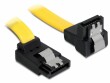 DeLock SATA3-Kabel gelb, doppelt gewinkelt, 70 cm, Datenanschluss