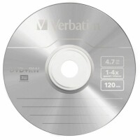 Verbatim DVD+RW Spindle 4.7GB 43488 4x 10 Pcs, Kein