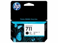 Hewlett-Packard HP Tintenpatrone 711 schwarz CZ129A DesignJet T120/520