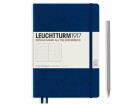 Leuchtturm Notizbuch Medium A5, Dot, 2-teilig, Marineblau, Bindungsart
