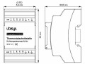 ubisys Thermostatschnittstelle H10 24 V DC, Detailfarbe: Schwarz