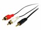 StarTech.com - 3 ft Stereo Audio Cable - 3.5mm Male to 2x RCA Male
