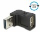DeLock USB2.0 Easy Winkeladapter, A - A, (m-f)