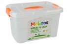 Malinos Aufbewahrungsbox 16 l Orange/Transparent, Breite: 35 cm