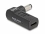 DeLock Adapter USB-C zu 5.5 x 2.1 mm 90