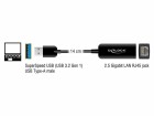 DeLock Netzwerk-Adapter USB-A ? RJ45, 2.5Gbps Schwarz